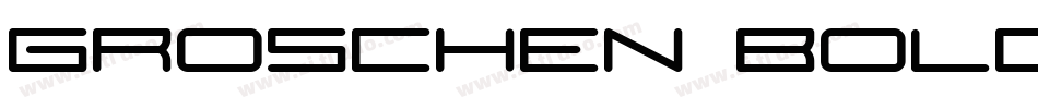 Groschen Bold字体转换